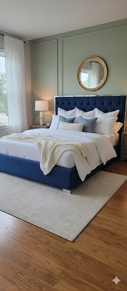 QUEEN BED FRAME + MATTRESS **NEW**