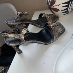 Womens Heels Snakeprint