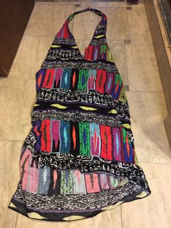 Black colorful print size XL Haoohu brand