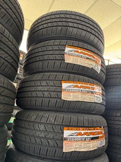 📲✅215/60/16 vendo set de llantas nuevas Arroyo