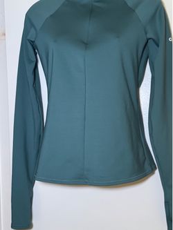 Alo Airlift Winter Warm 1/4 Zip Long Sleeve Top size XS