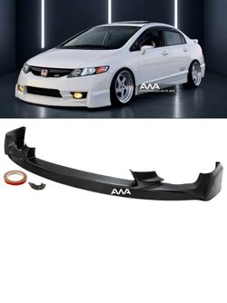 For 09-11 Honda Civic 4Dr Sedan PU Mugen Front  Lip