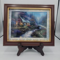 Thomas Kinkade Porcelain Print With Frame 