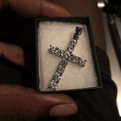 Diamond Cross Pendant 