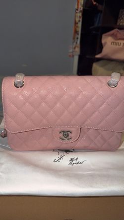 Chanel Classic Flap Bag Pink Caviar