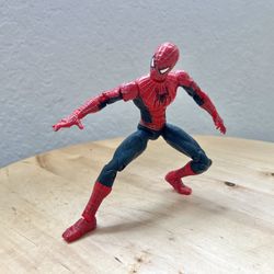 2003 Spider-Man 2 Movie Tobey Maguire - Super Poseable Spider-Man Action Figure