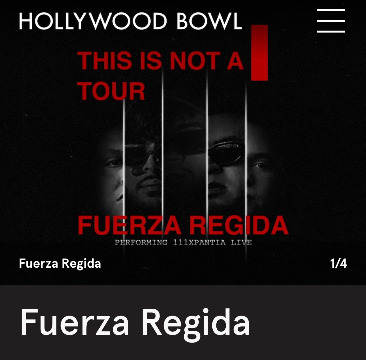 Selling Fuerza Regida Tickets Cash only