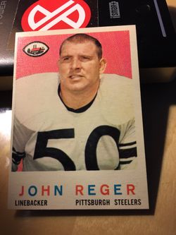 🏈🏈🏈 1959 Topps John Reger Card #124 Card. The card is flawless aside from being (OC) off center. 🏈🏈🏈