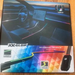 XKmax RGB Fiber Optic LED Interior Ambient Light Kit