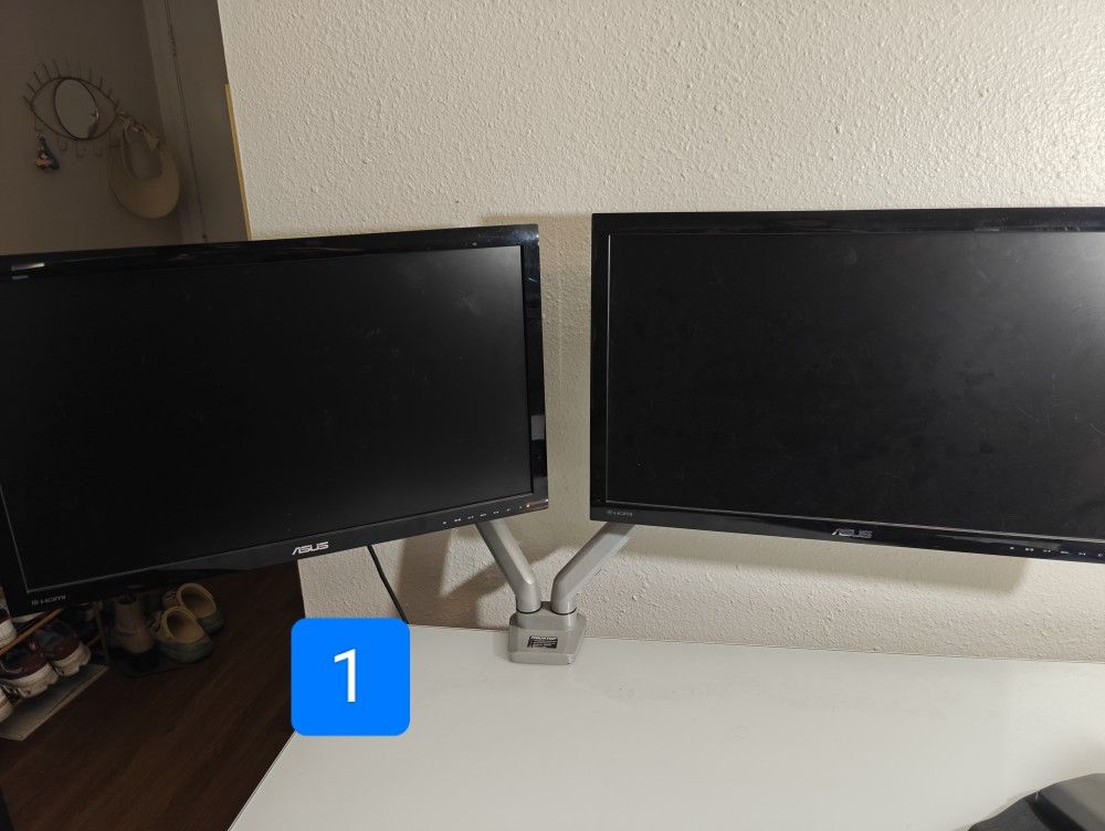 Dual Monitor W/ Arms