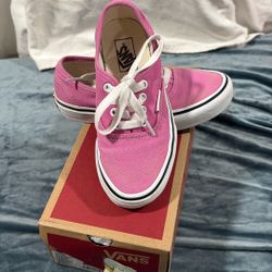 Pink Vans Shoes Size 1.5 In Kids 