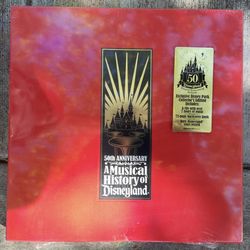 *Sealed* Rare 50th Anniversary A musical history of Disneyland.