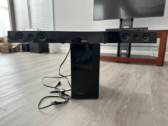 Samsung Sound Bar With Subwoofer (with Remote Bluetooth, HDMI And Optical) For $100 OBO