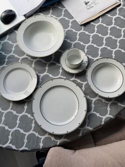 Mikasa fine china-& crystal glasses both City Lights pattern