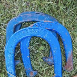 Vintage Sturdy Royal Horseshoes Set