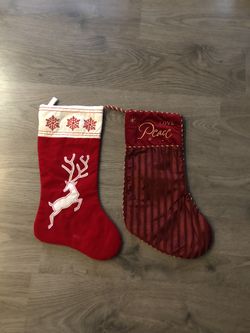 Holiday stockings $8 each