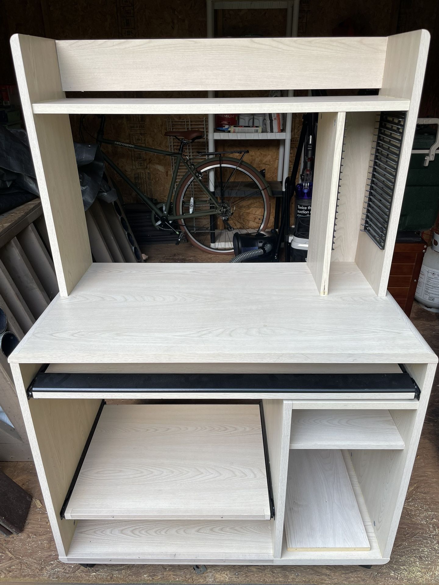 Vintage Rolling Computer Desk