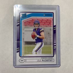 JJ McCarthy Rated Rookie Football Card