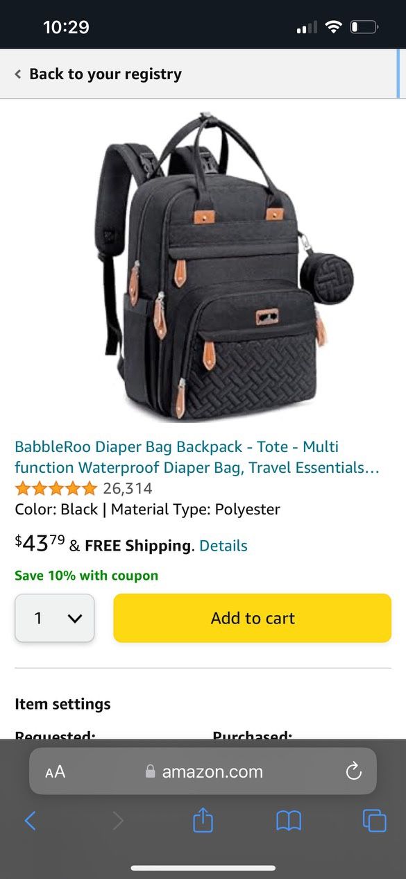 Babbleroo Diaper Bag