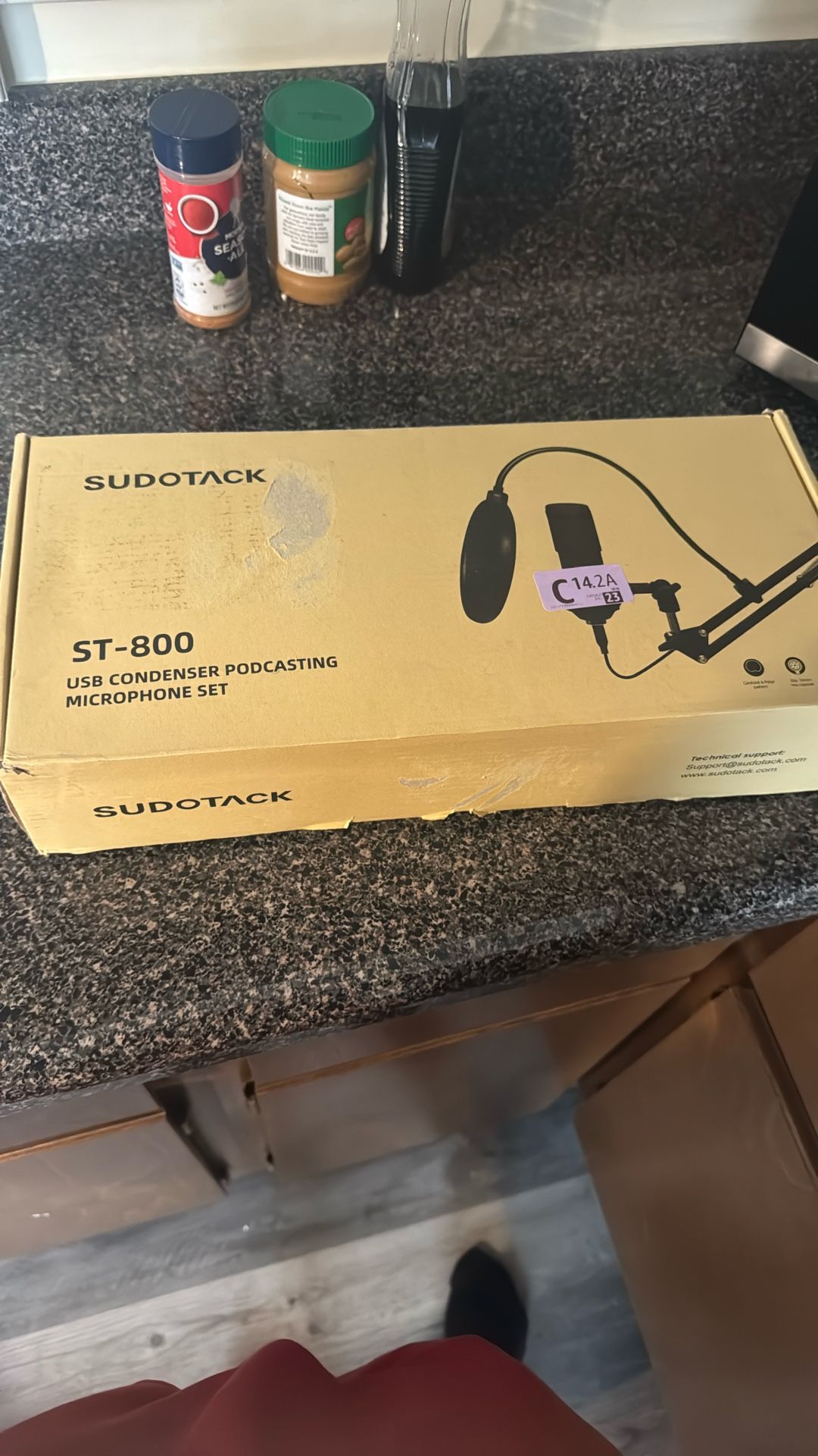 Sudotack USB Condenser Podcasting Microphone Set