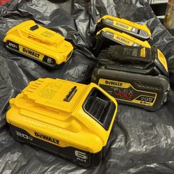 Dewalt Battery Lithium Ion 5 Batteries 