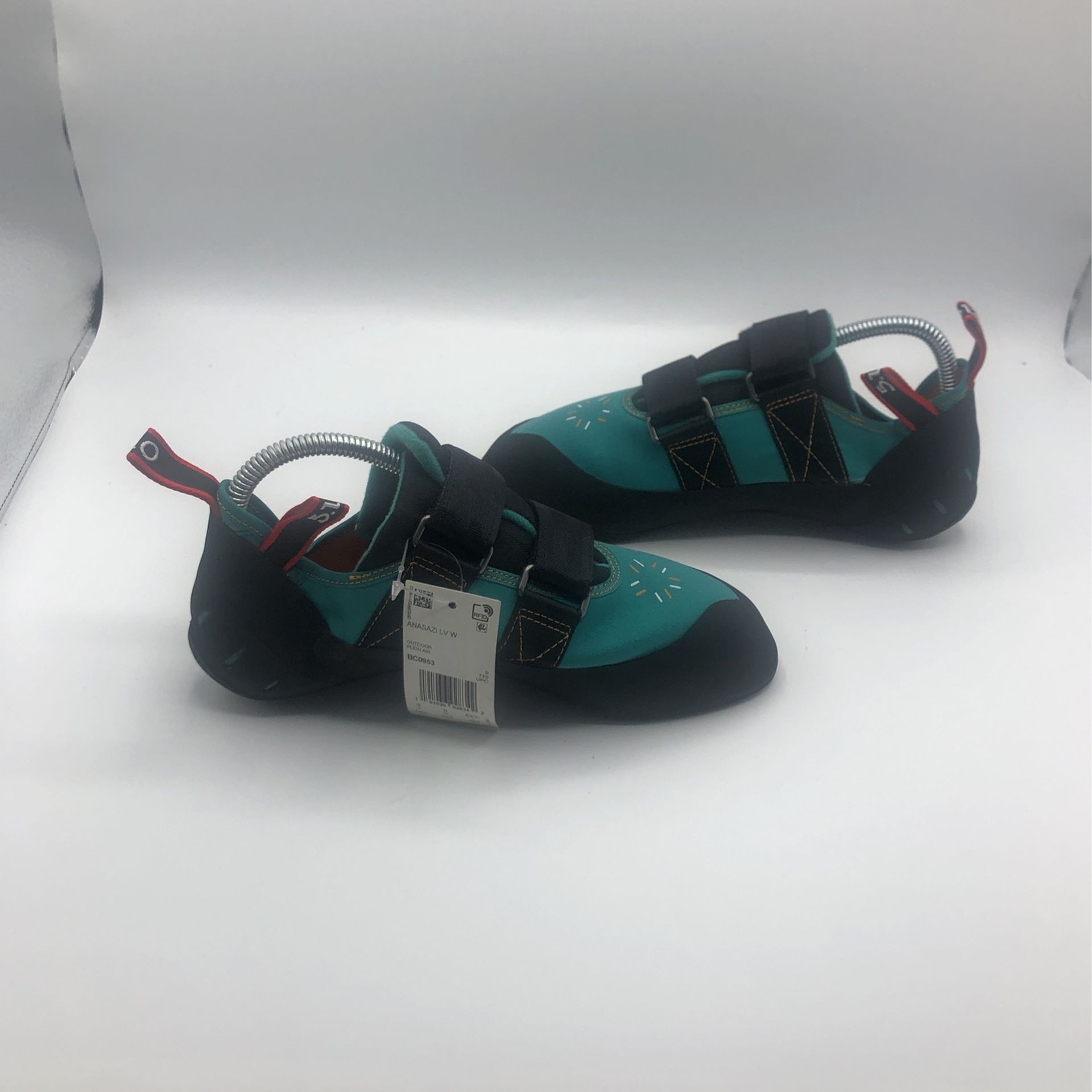 Five Ten Women’s Anasazi LV Climbing Shoe, Teal, BC0853 10.5 M US