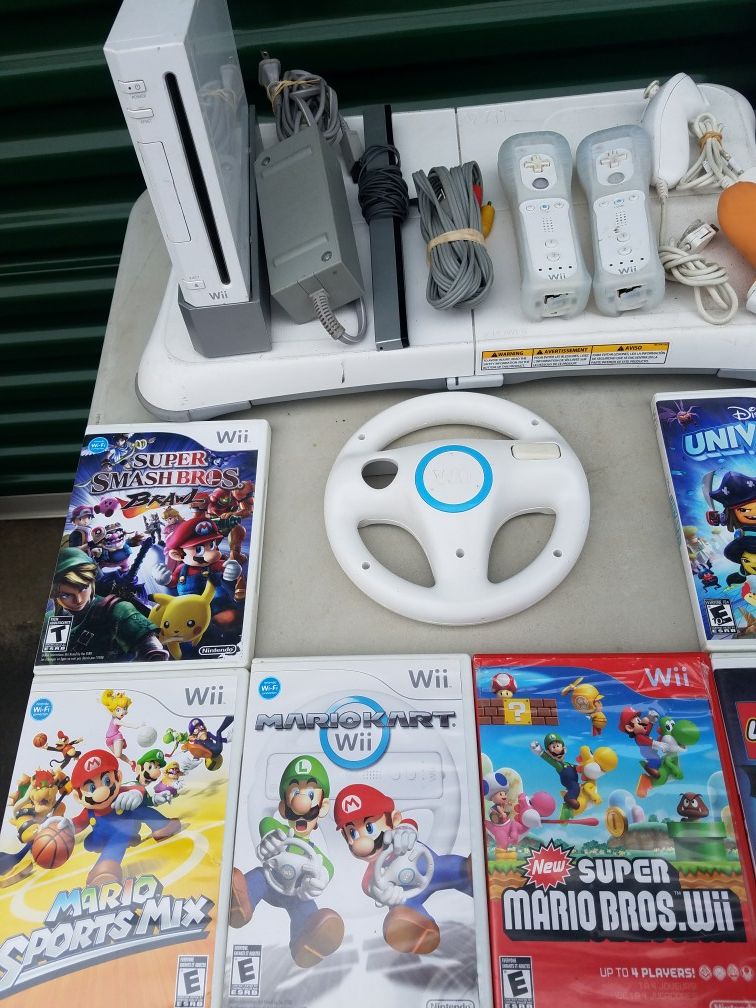 Wii 2 controles 14 games