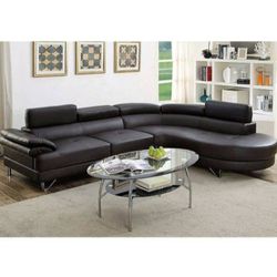 SECTIONAL COUCH ( AVAILABLE IN BLACK, WHITE, GRAY AND RED COLOR)