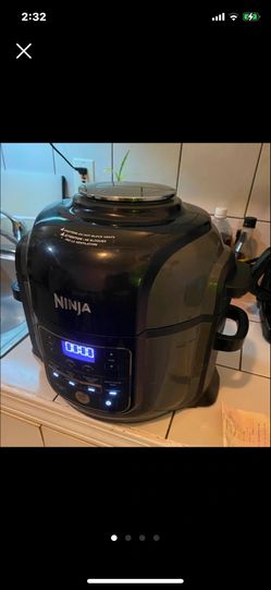 Ninja Foodie Pressure Air Fryer cooker and cookbook 