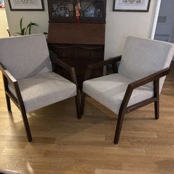 Mid Century Modern Style Armchairs 