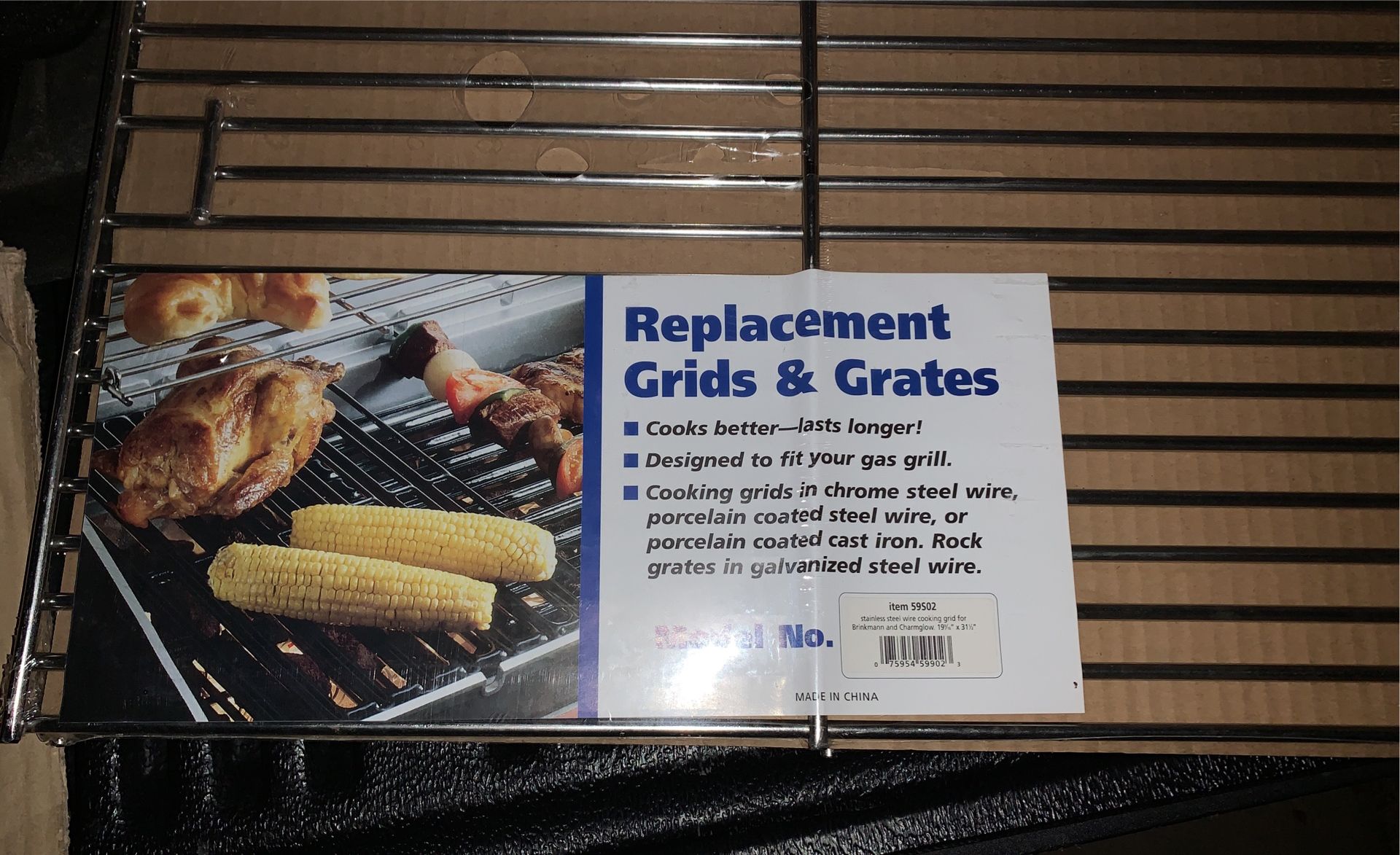 New Stainless Steel Cooking Grates 20.5”x31.5”