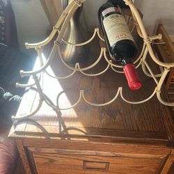 Sturdy Metal Wine Rack