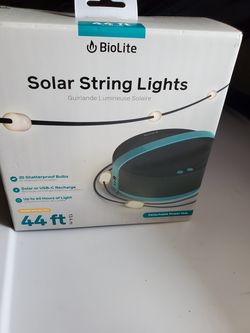 Solar string lights