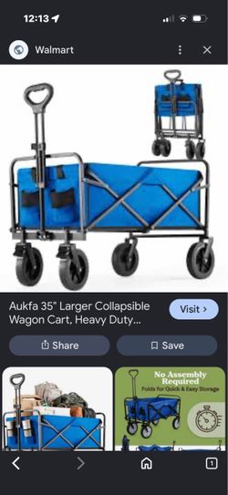 Folding Utility Wagon Cart