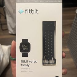 Fitbit Versa Family Black Sport Band