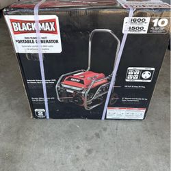 NEW Black Max Generator 