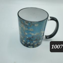 Blue Asian Themed Coffee Mug 