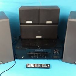 Yamaha Receiver RX-V365 & Surround Sound Speakers