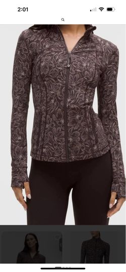 Lululemon Define jacket Nulu dotted magnolia pink.