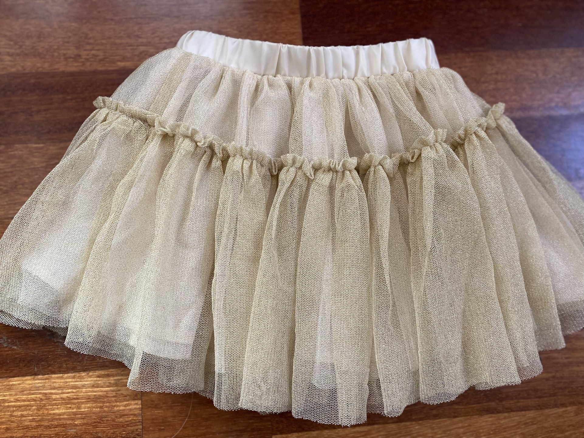 Old Navy Girl’s Gold Holiday Tutu Skirt