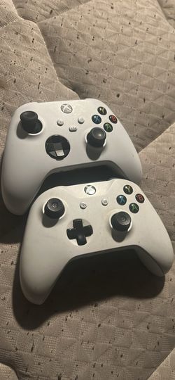 2 xbox controllers for parts or repair