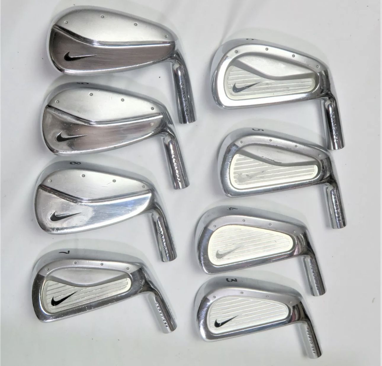 Nike Pro Combo Golf Head Set Of 8 Forged Japan Excellent Condition Just Like New
