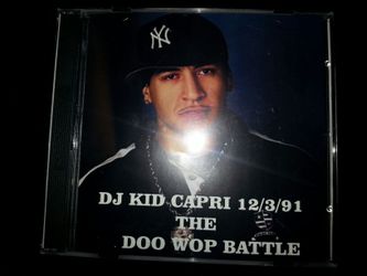 Mixed cd by kid capri dissing Doo Wop battle 1991
