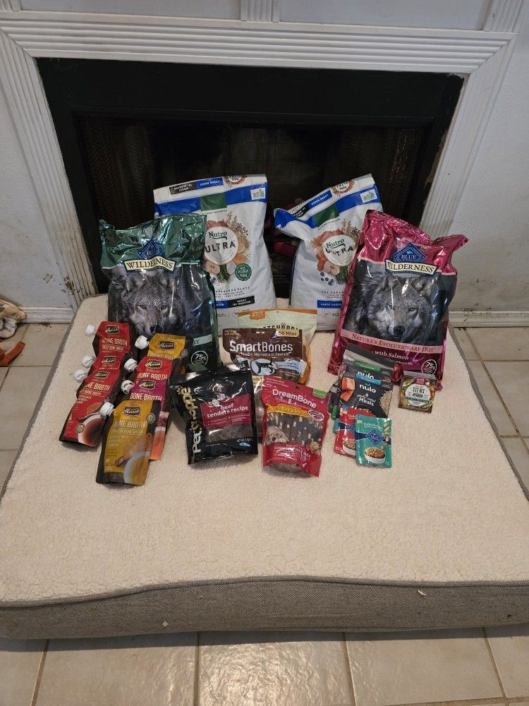 DOG FOOD, DOG BED, DOG TREATS