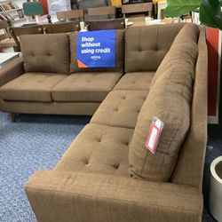 New  Brown Modern Sectional
