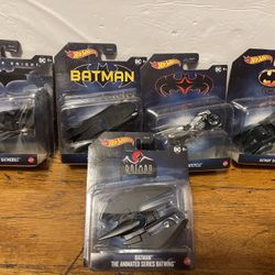 Hot Wheels Batman Die Cast Vehicles