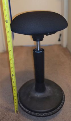 FLEXISPOT Adjustable Wobble Stool / Standing Desk Chair – Black