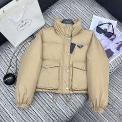 New style padded jacket Khaki M