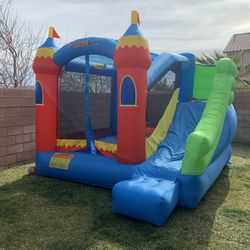 New In Box Bounceland Bounce House With Slide 