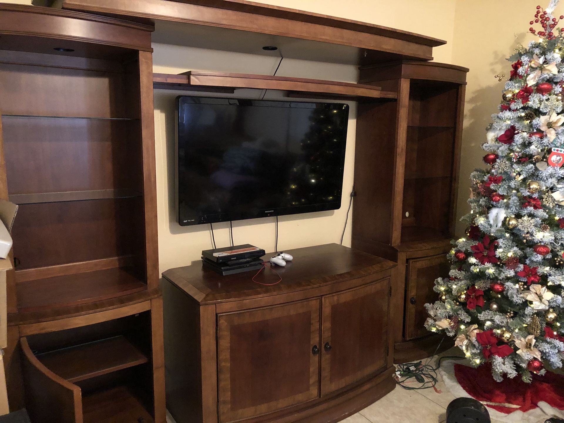 Entertainment Center- Real Wood